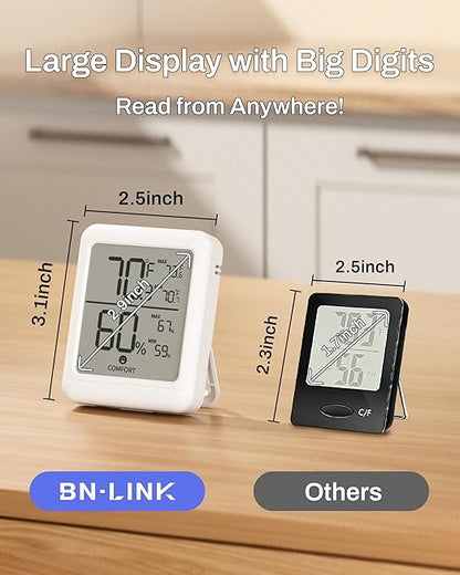 BN-Link Digital Hygrometer Indoor Thermometer Room, Digital Temperature and - Image 4