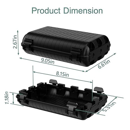 Outdoor Electrical Box, IP54 Waterproof Extension Cord Cover 9 Cable Entry - Image 4