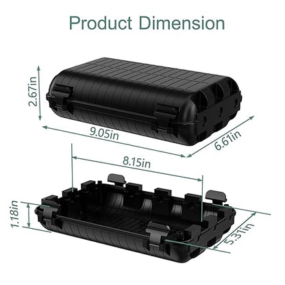 Outdoor Waterproof Electrical Box, 2 Pack Large Extension Cord Cover Protector - Image 2