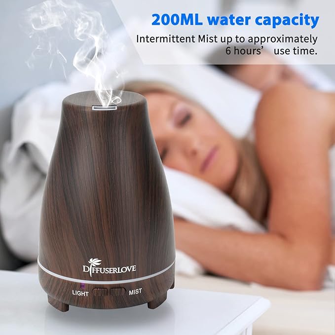 Diffuserlove Essential Oil Diffusers 200ML, Remote Control Aromatherapy Diffuser - Image 5