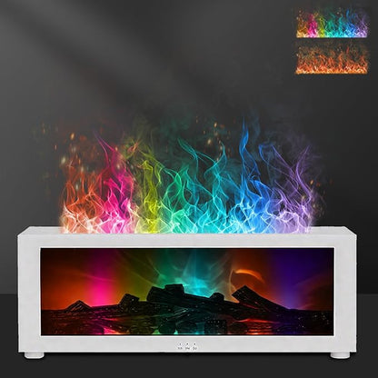 Fireplace Diffuser Humidifier, Fireplace Aromatherapy Essential Oil Diffuser by Eiifiter