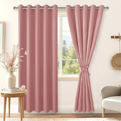 Hiasan Blackout Curtains for Bedroom, 60 x 84 Inches Long - Image 2