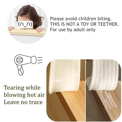 M2cbridge L Shape Extra Thick Furniture Table Edge Protectors Foam 6.5 Ft - Image 4