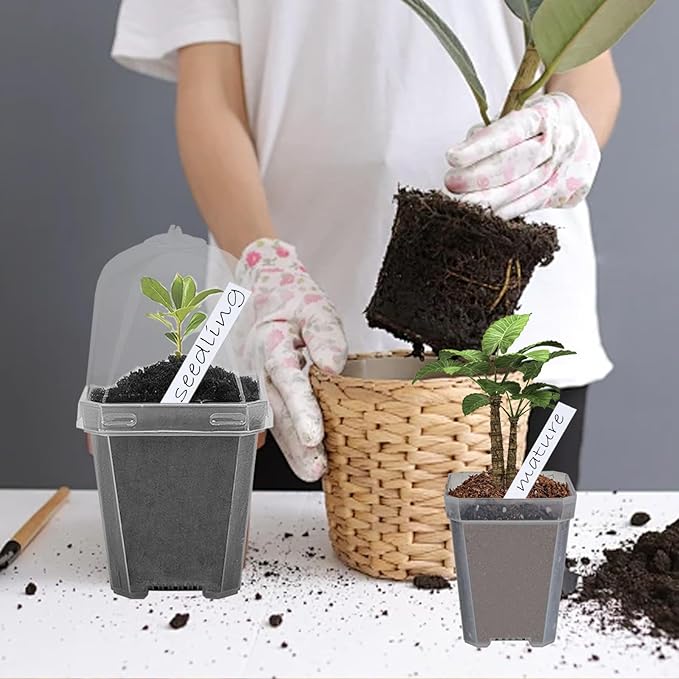 Hyuetrsa 30 Sets Plant Nursery Pots - Image 7