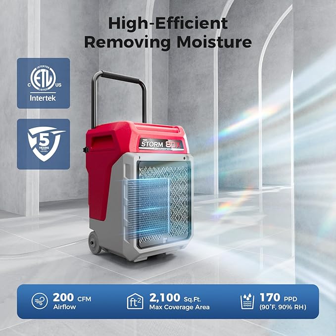 ALORAIR 170 PPD Commercial Dehumidifier - Image 4