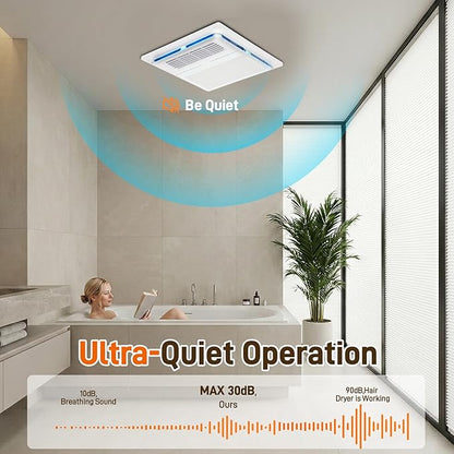 Exhaust Fan with Light and High-Efficiency Heater | Advanced 4-in-1 Bathroom - Image 6