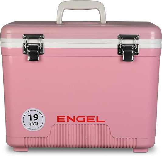 Engel 19qt Leak-Proof, Air Tight, Drybox Cooler and Small Hard Shell Lunchbox by ENGEL
