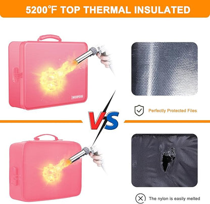 Document Organizer with 5200℉ Heat Insulated, 16.1"x11.4"x4.3" Waterproof and - Image 4
