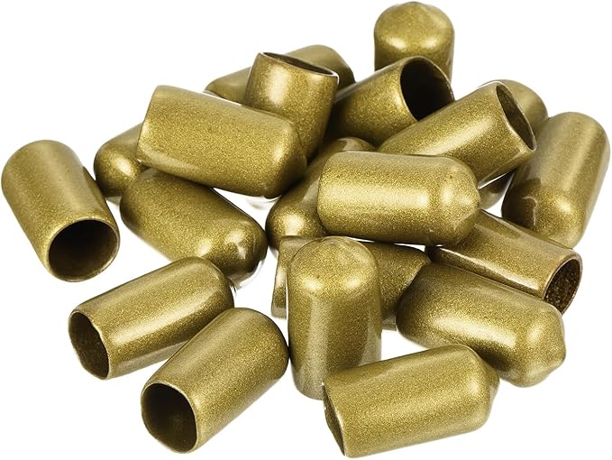 uxcell 20pcs Rubber End Caps 10.5mm ID Vinyl Round Tube Bolt Cap Cover Thread - Image 4