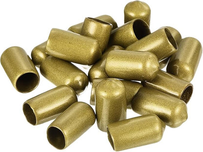 uxcell 20pcs Rubber End Caps 10.5mm ID Vinyl Round Tube Bolt Cap Cover Thread - Image 4