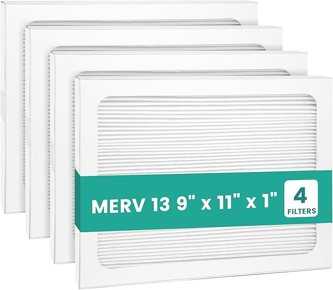 9 x 11 x 1 MERV 13 Replacement Dehumidifier Filter Compatible by Pelano