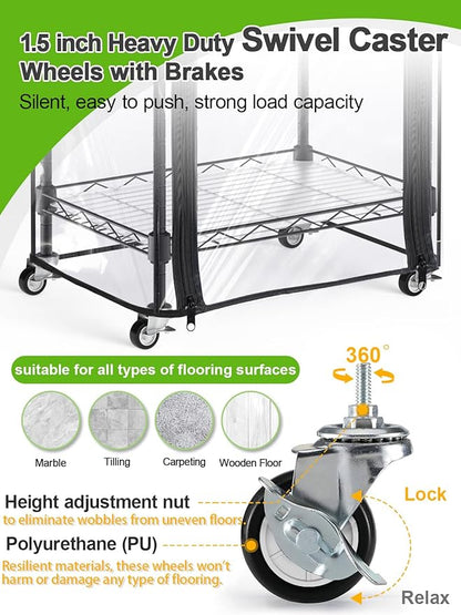 Abimars 5-Tier Mini Greenhouse - Image 4