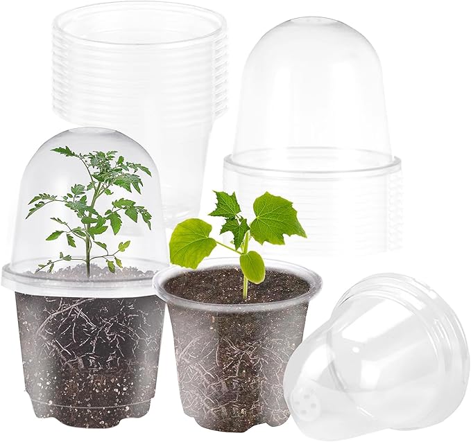 JOPY 4 Inch Plastic Nursery Pots by JOPY