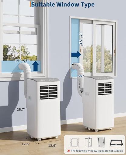 GarveeHome Portable Air Conditioner, 8000 BTU - Image 3