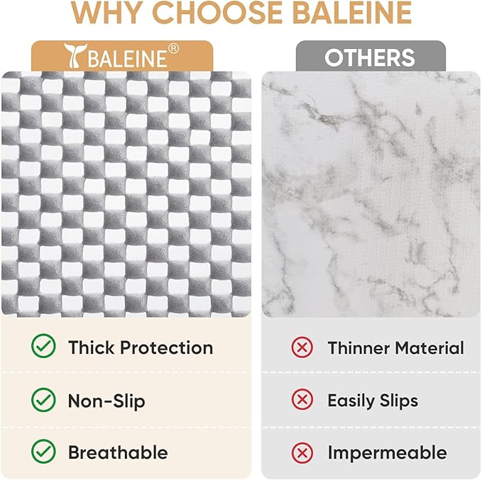 BALEINE Cabinet Liner, 17.5 in x 10 Ft Drawer Liner, Shelf Liners - Image 5