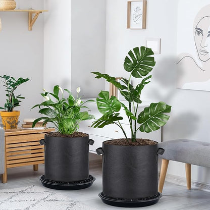 4 Pack 16.5'' Self-Watering Fabric Pot Base - Image 5