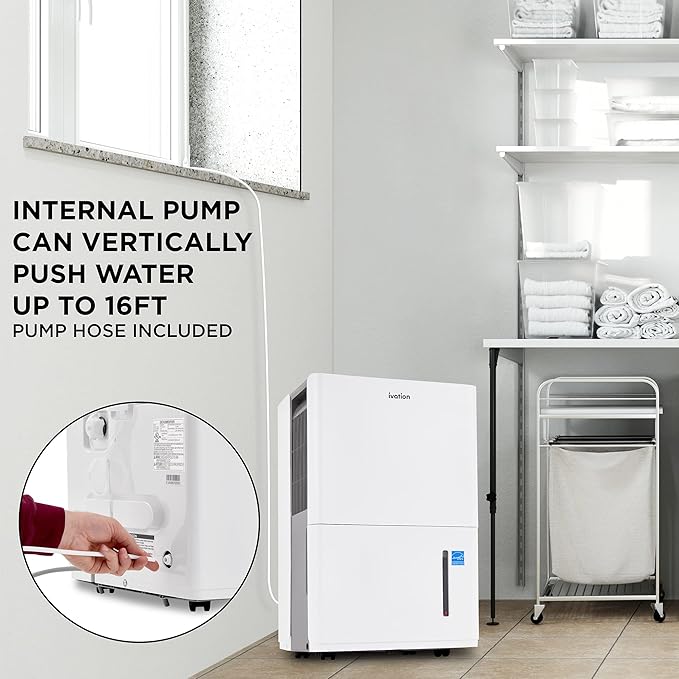 Ivation 4, 500 Sq. Ft Energy Star Dehumidifier - Image 2