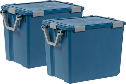 IRIS USA WeatherPro 103 Qt Eco-Friendly Storage Bins by IRISUSA