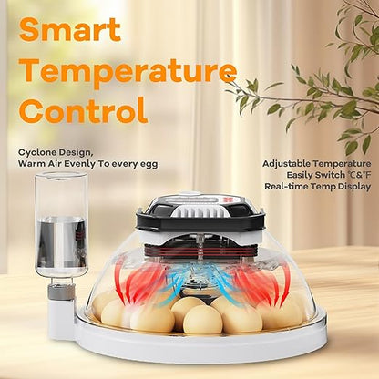 Incubators for Hatching Eggs 12-18 Egg Incubator - Image 6