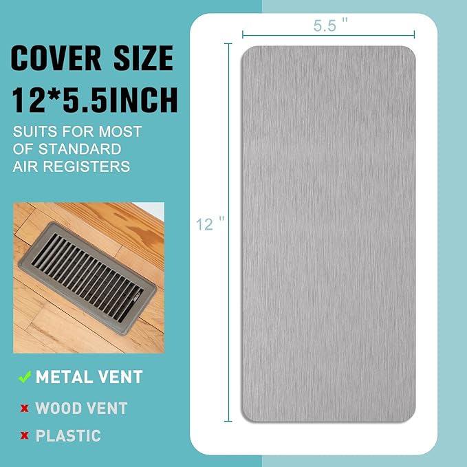 2 Pack Strongest Magnetic Vent Covers 5.5"x12", Magnet Cover - Image 3