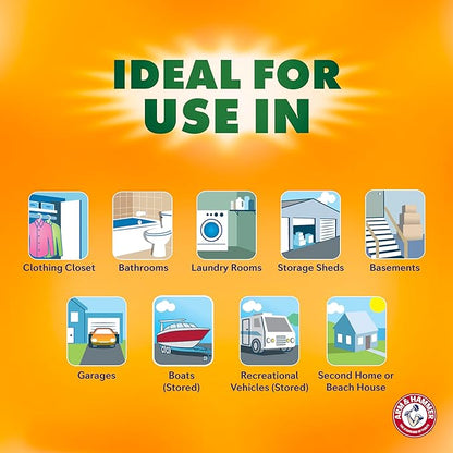 Arm & Hammer Essentials Hanging Moisture Absorber and Odor Eliminator, 17.5 oz. - Image 6