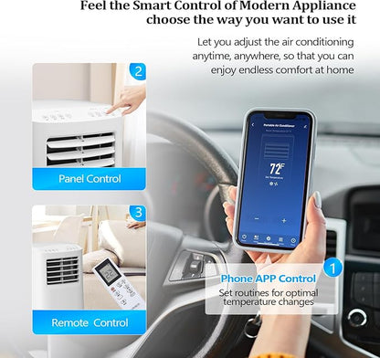 ROVSUN WiFi Enabled Smart 9000 BTU Portable Air Conditioner - Image 3