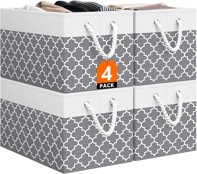 Storage Bin, Collapsible Storage Basket by StorageTastic
