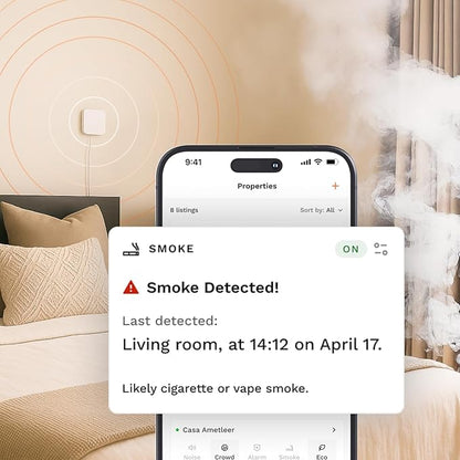 Smart Sensor for Air Quality Monitor, AC Control CO, WiFi Quality, Energy - Image 7