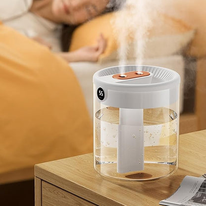 2L Double Nozzle Air Humidifier Double Spray Humidifier, Large Humidifier - Image 2