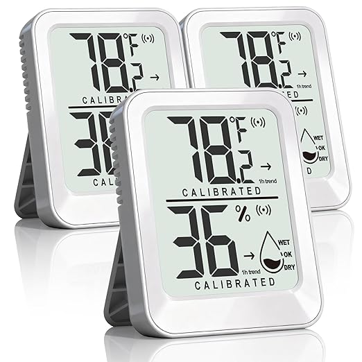 3 Pack Room Thermometer Indoor Hygrometer by AyayaBoss