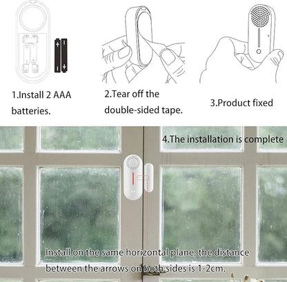 WiFi Door Sensor Alarm: Smart Door Window Sensor - Image 6
