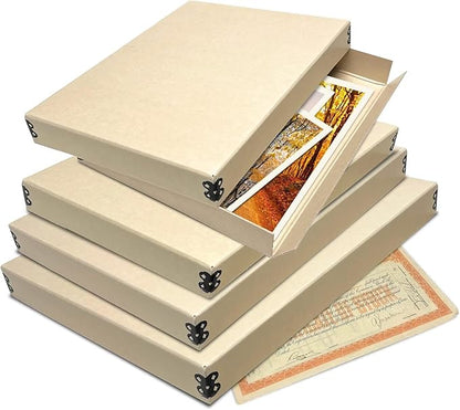 Lineco Museum Archival Storage Box, 11.75x15.25x1.5 in. Drop Front Design. - Image 7