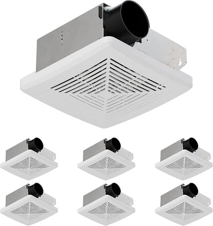 50CFM Ceiling Bathroom Exhaust Fan: Vent Fan by JULLISON