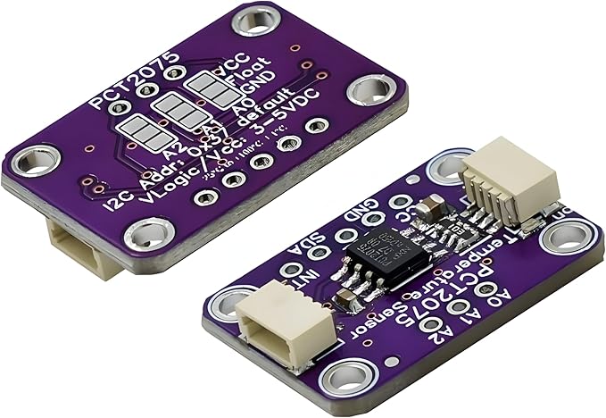2Pcs PCT2075 11 Bit Higher Accuracy ADC Measurement I2C Temperature Sensor - Image 2