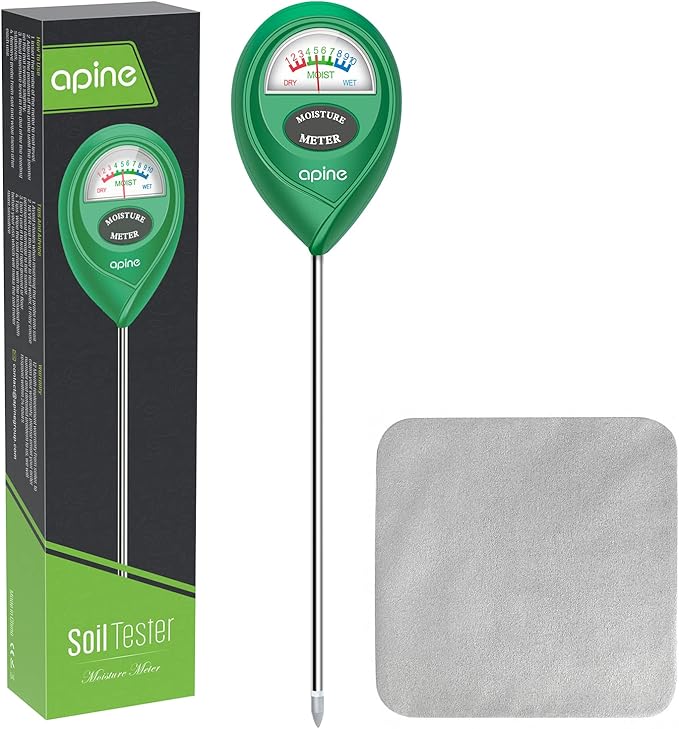 apine Soil Moisture Meter, Plants Moisture Meter, Plant Water Meter by apine