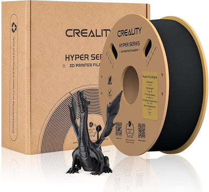 Creality Hyper 3D Printer PLA Black Filament High Speed Printing 1.75mm 2.2lbs by Creality