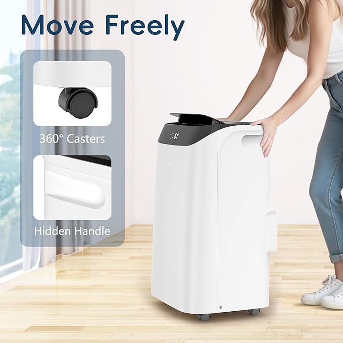 14000 BTU Portable Air Conditioners, Dehumidification, Sleep Mode - Image 6