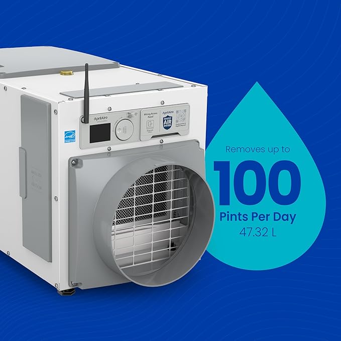 AprilAire E100W Smart Wi-Fi Whole-House Dehumidifier 100-Pint ENERGY STAR - Image 7