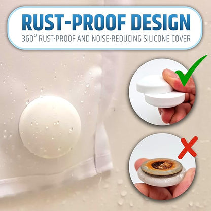 Powerful Anti-Billowing Magnetic Shower Curtain Weights - Image 4