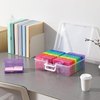 novelinks Transparent 4" x 6" Photo Organizers and Photo Storage Box - Image 7