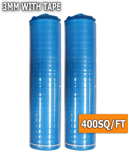 AMERIQUE 400SQFT 4TH Generation Blue 3MM Thick Flooring Underlayment Padding - Image 2