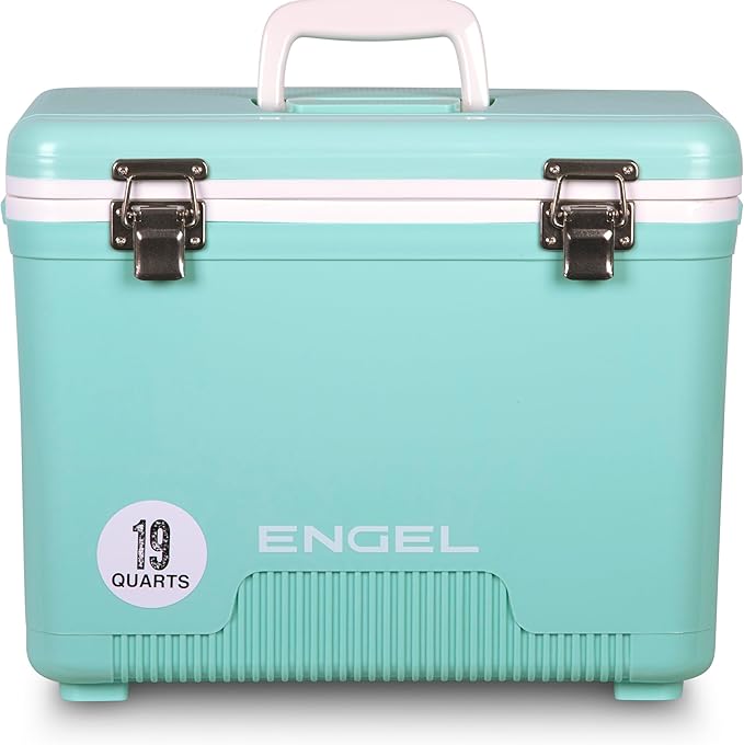 Engel 19qt Leak-Proof, Air Tight, Drybox Cooler and Small Hard Shell Lunchbox by ENGEL