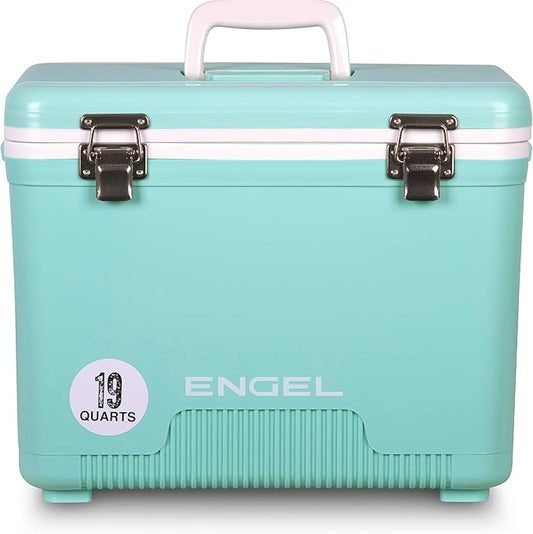 Engel 19qt Leak-Proof, Air Tight, Drybox Cooler and Small Hard Shell Lunchbox by ENGEL