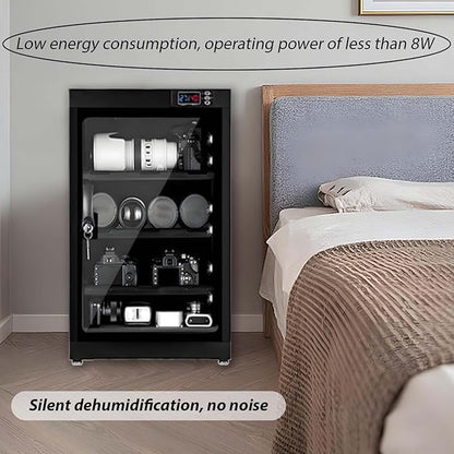 50L Digital Camera Dehumidify Storage, Dehumidifying Dry Cabinet Box, 4 Layers - Image 2