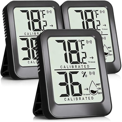 3 Pack Room Thermometer Indoor Hygrometer by AyayaBoss