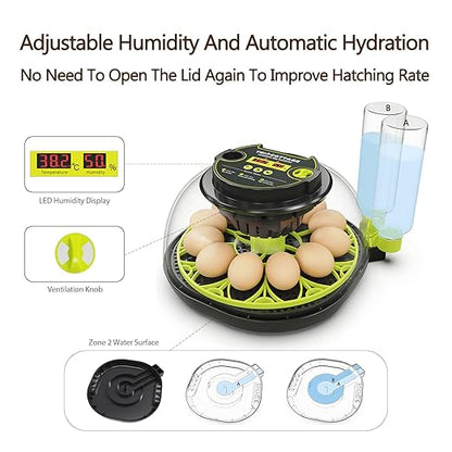 Incubators for Hatching Eggs 12 Egg Incubator - Image 4