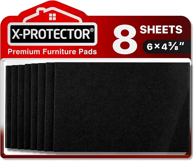 Felt Furniture Pads X-PROTECTOR 8 PCS by X-Protector