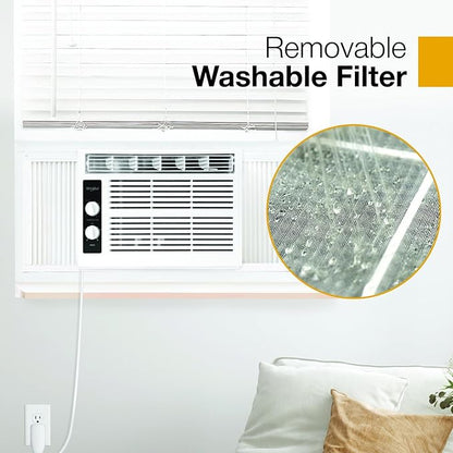 Whirlpool 5, 000 BTU 115V Window Air Conditioner & Dehumidifier - Image 6