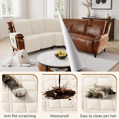 Arfntevss Waterproof Recliner Sectional Couch Covers - Image 6