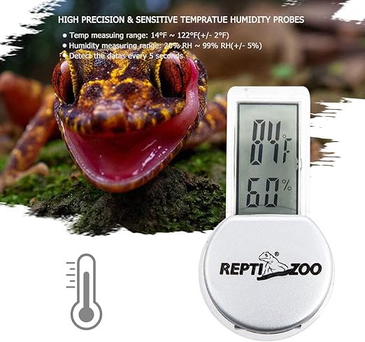 REPTI ZOO Reptile Thermometer Hygrometer - Image 4